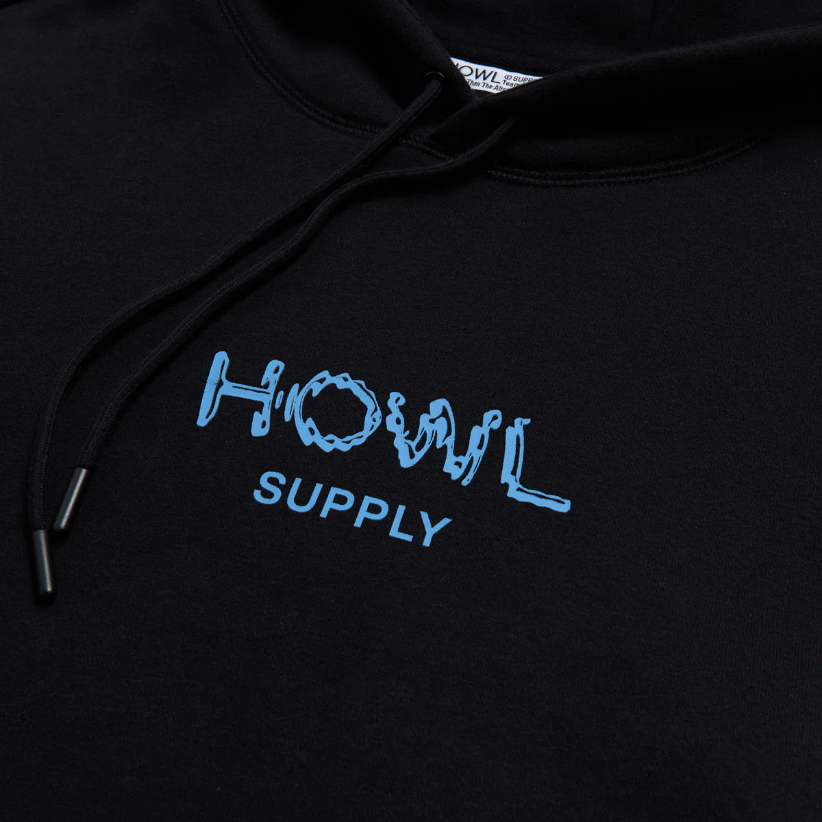 Howl DWR Logo Hoodie - Black - Image 2