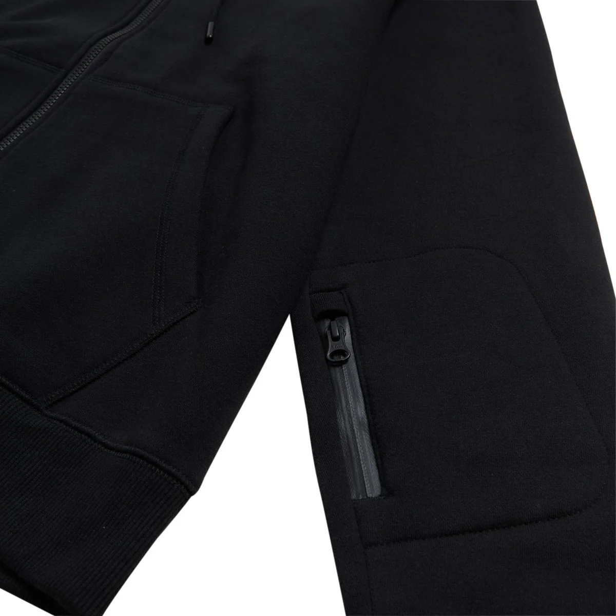 Howl DWR Zip Up Hoodie - Black - Image 3