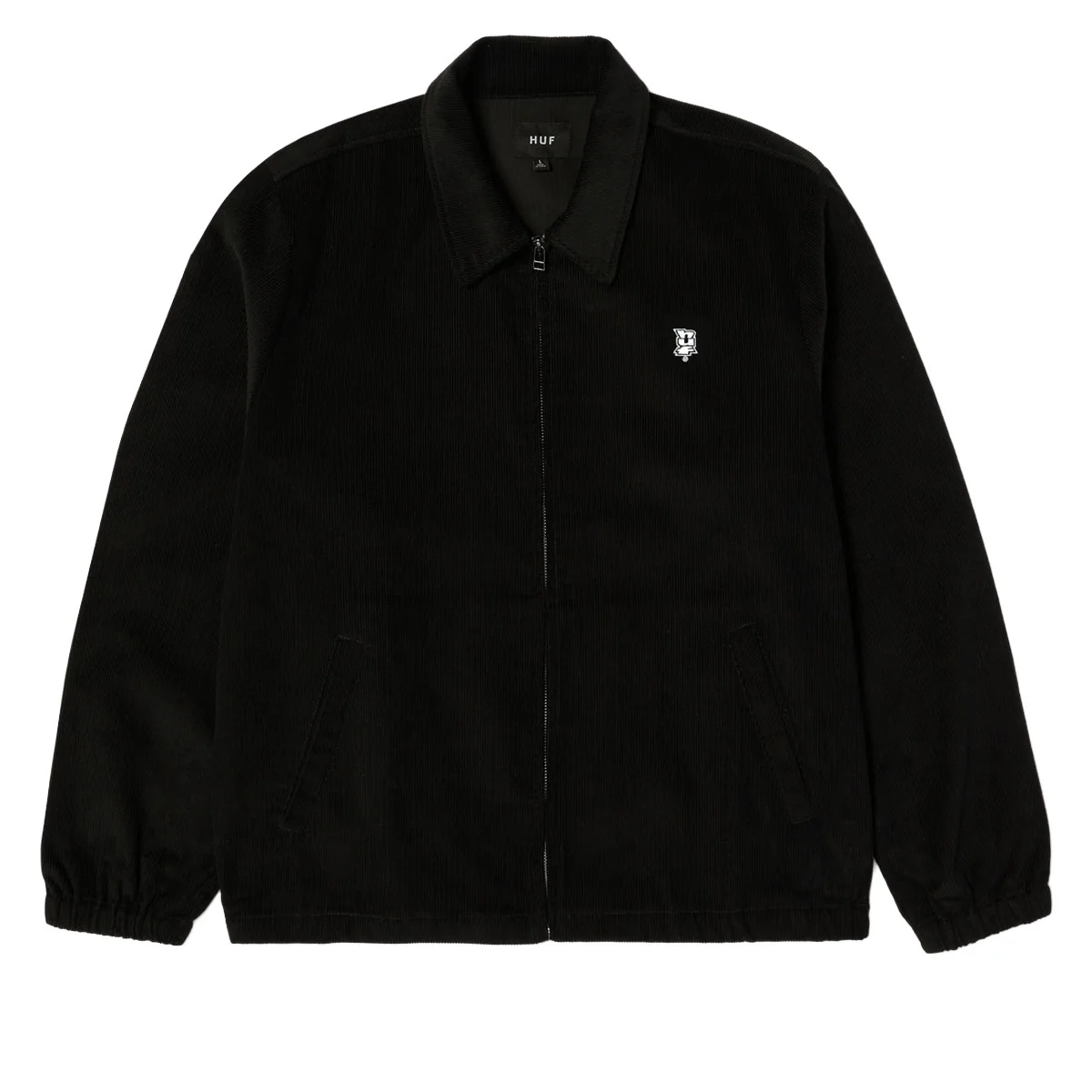 HUF 89 Corduroy Shop Jacket - Black - Image 3