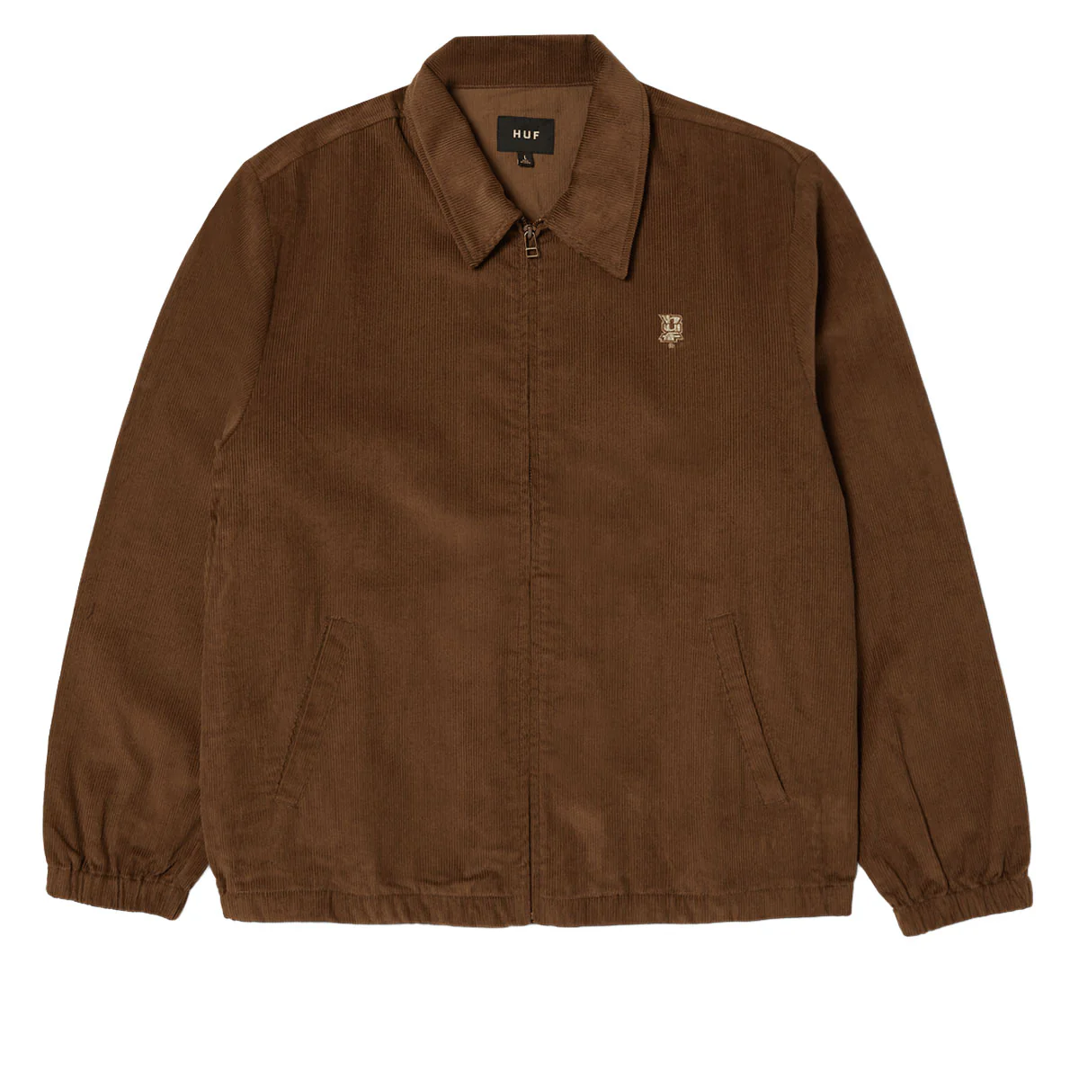 HUF 89 Corduroy Shop Jacket - Chocolate - Image 3