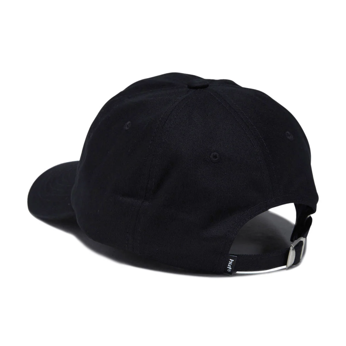 HUF 89 Embroidered 6 Panel CV Hat - Black/White - Image 2