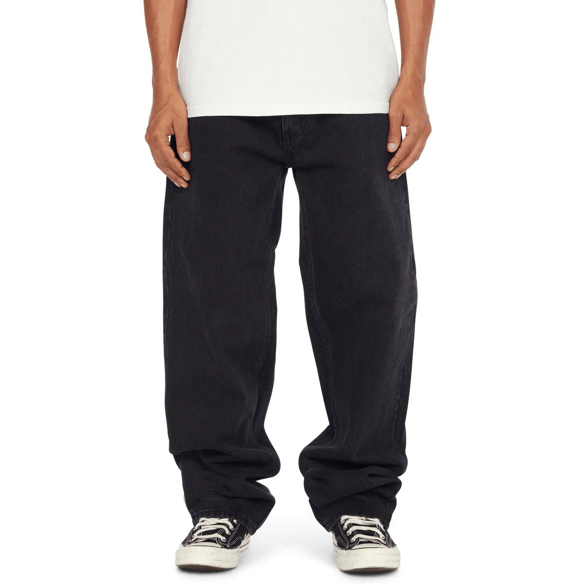 HUF Basic Ass Jeans - Faded Black - Image 2