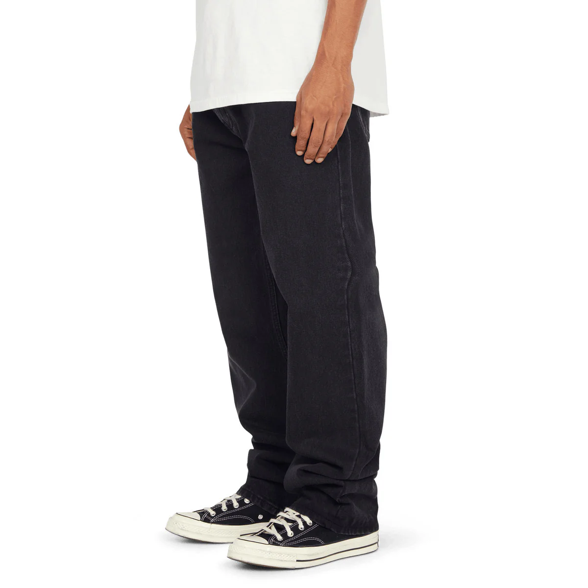 HUF Basic Ass Jeans - Faded Black - Image 4