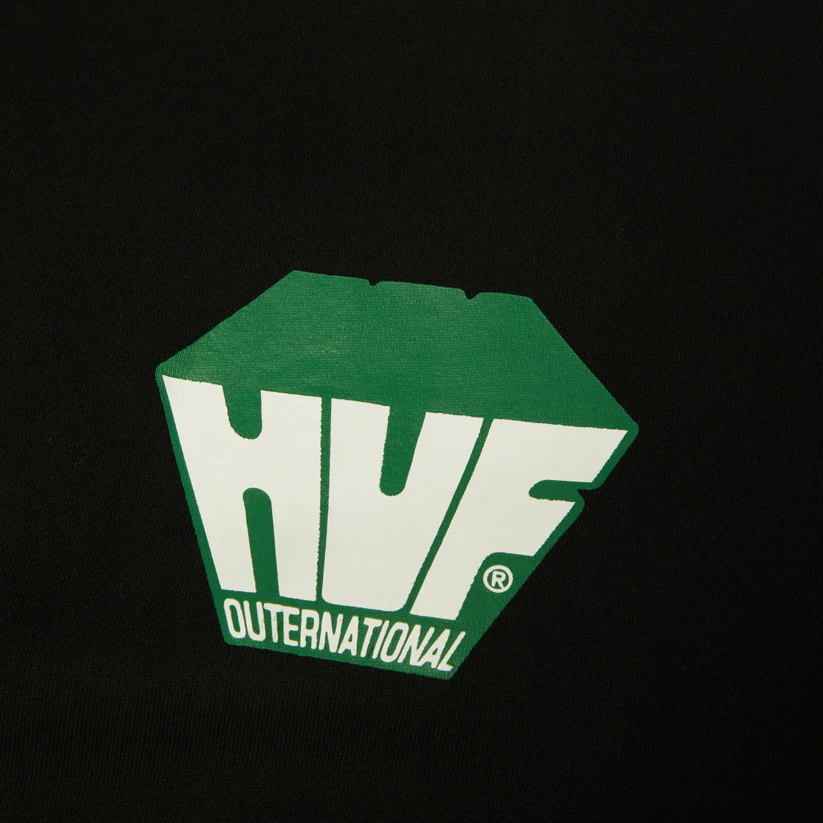 HUF Big Block Crew Sweatshirt - Black - Image 2