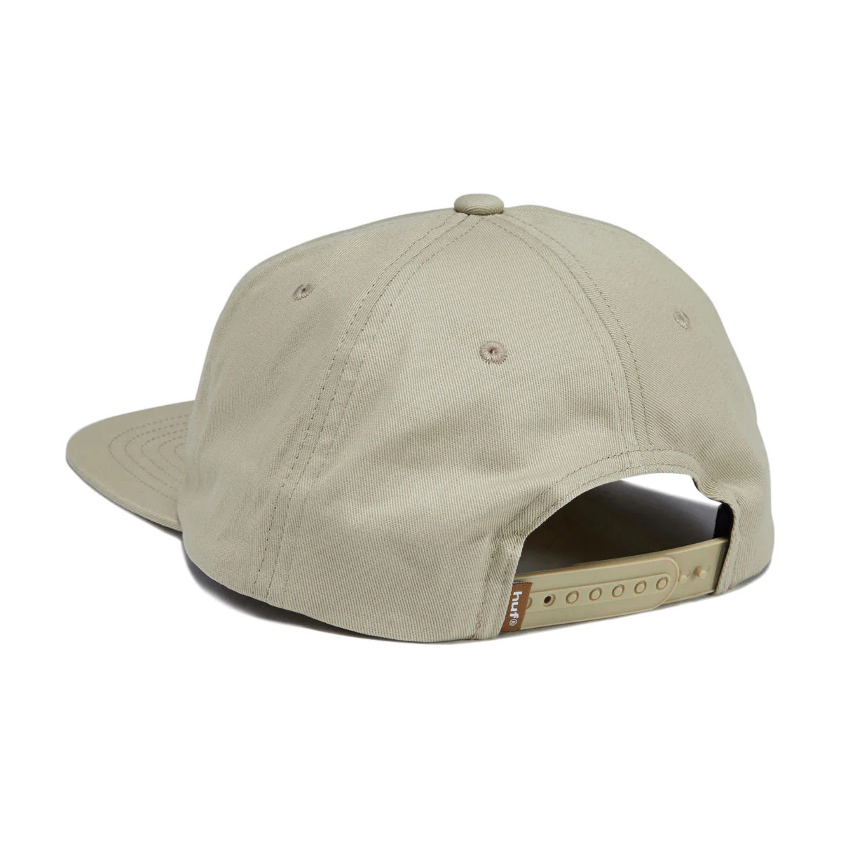 HUF Box Logo Snapback Hat - Tan/Brown - Image 2