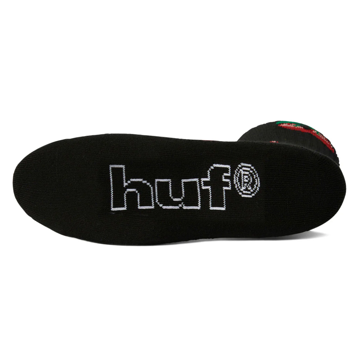 HUF Cherry Bomb Crew Socks - Black - Image 2