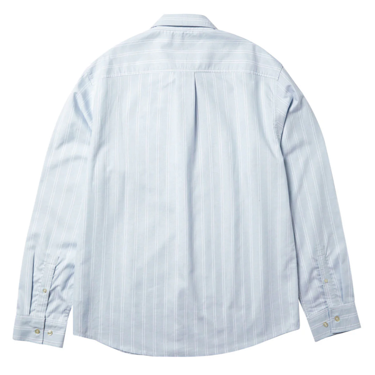 HUF Classic Arch Long Sleeve Oxford Shirt - Light Blue - Image 2