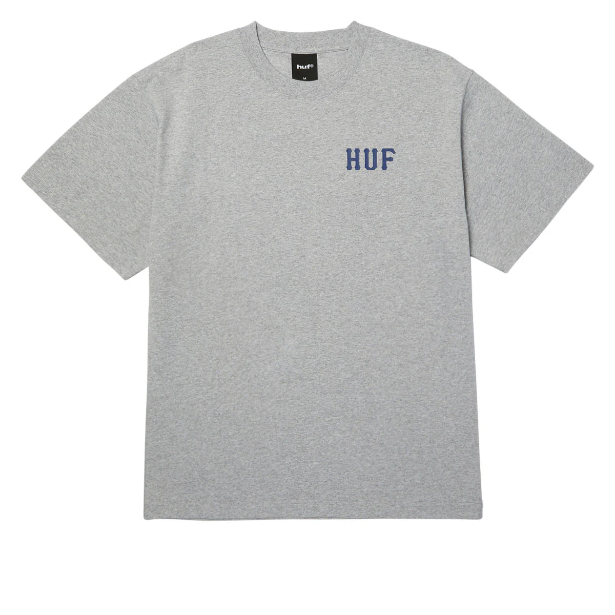 HUF Classic H T-Shirt - Heather Grey/Navy - Image 2