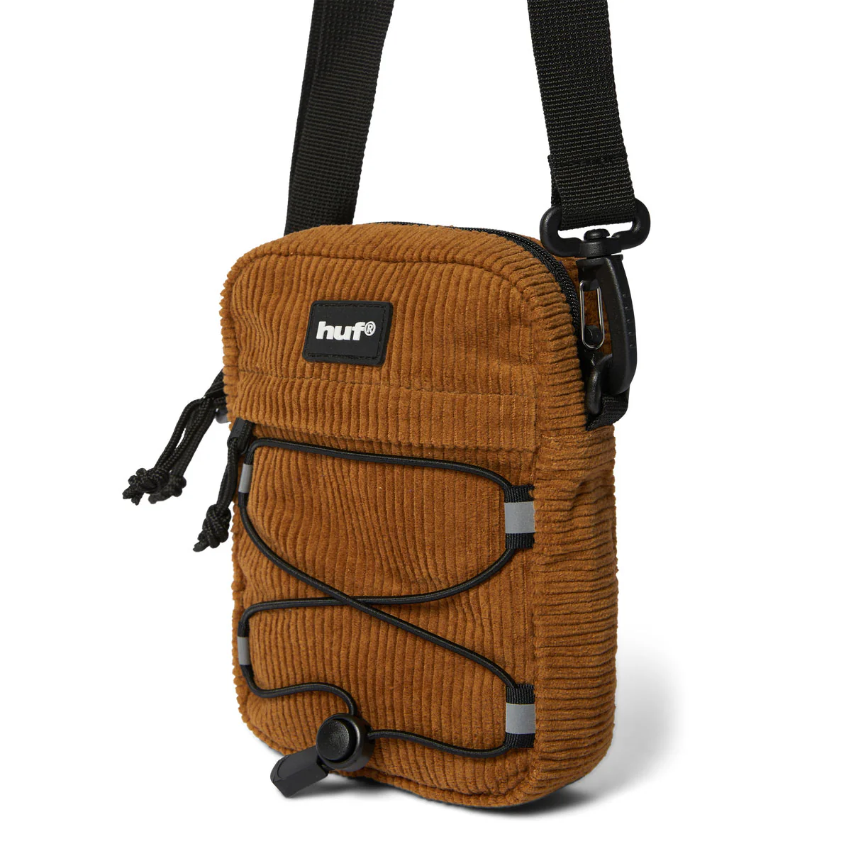 HUF Corduroy Bowery Side Bag - Brown - Image 2