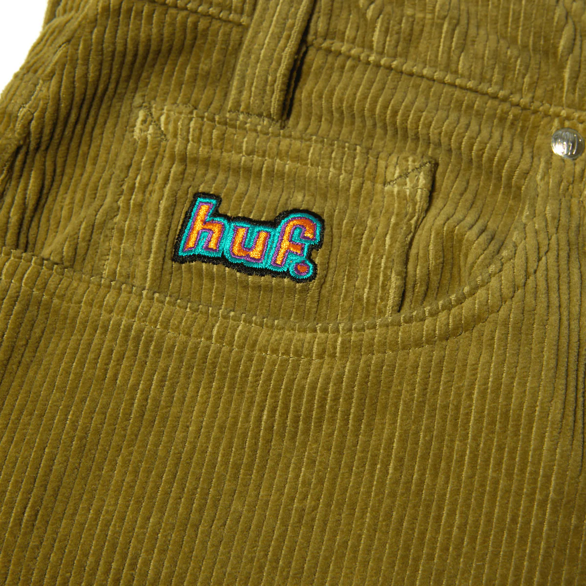 HUF Cromer Corduroy Pants - Leaf - Image 3