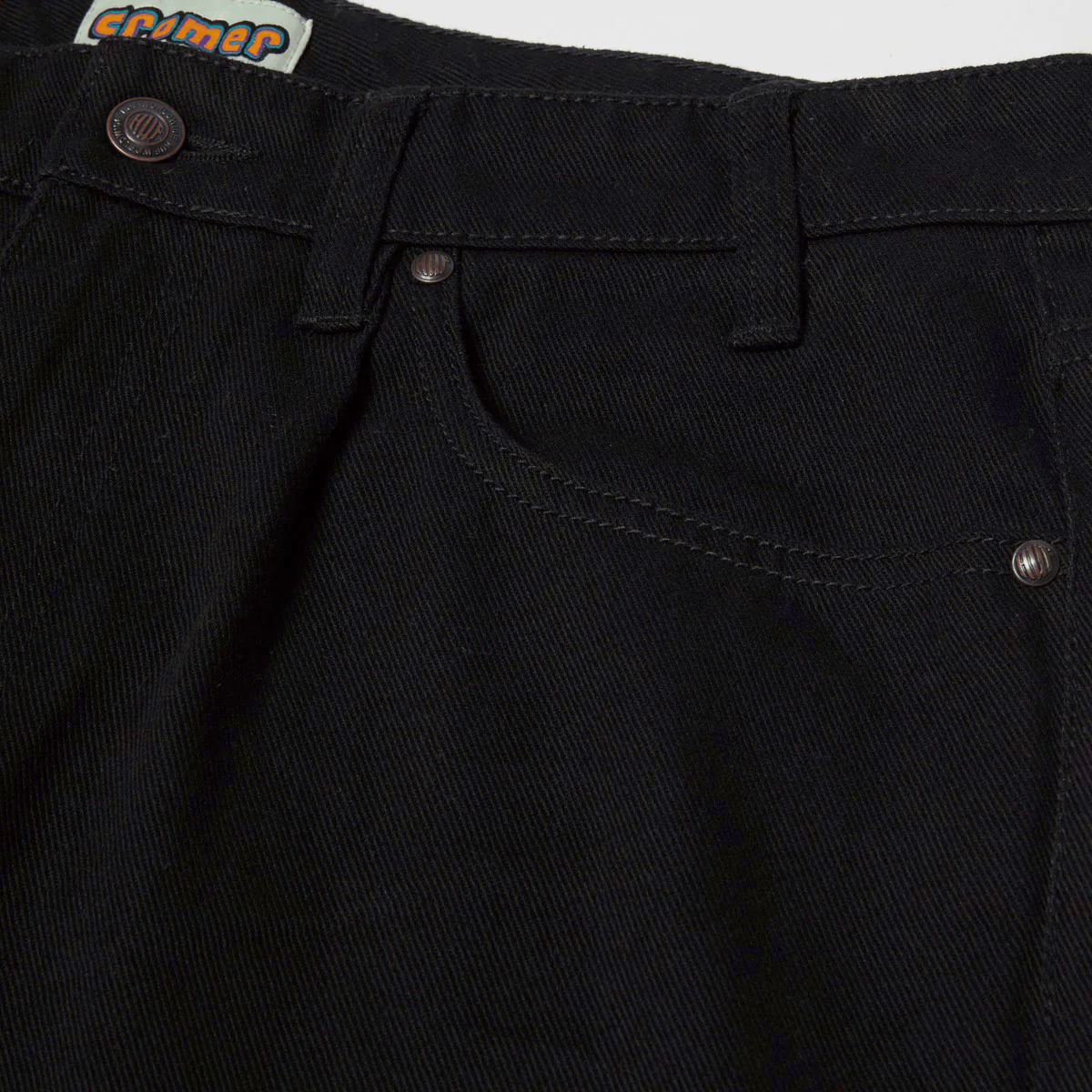 HUF Cromer Jeans - Black/Copper - Image 3