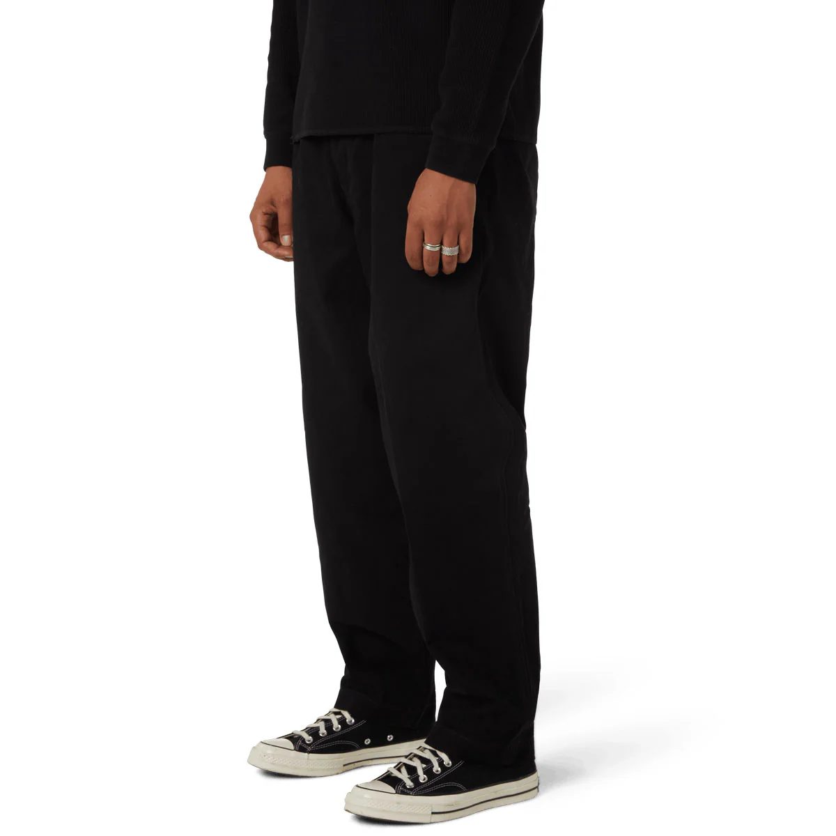 HUF Cromer Trouser Pants - Black - Image 5