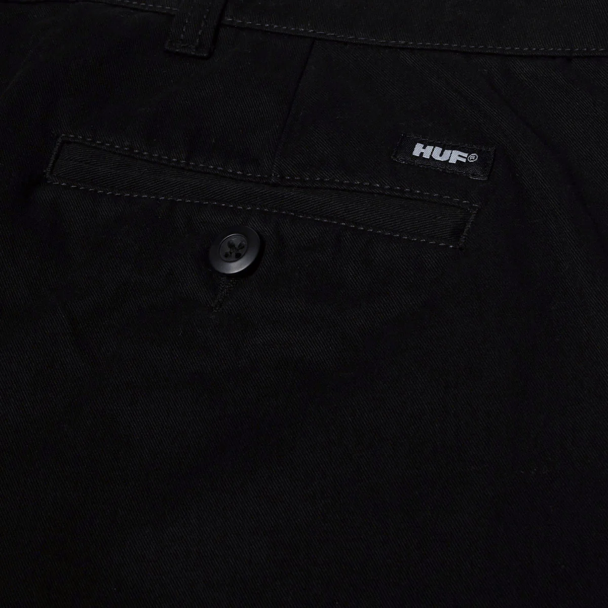 HUF Cromer Trouser Pants - Black - Image 6