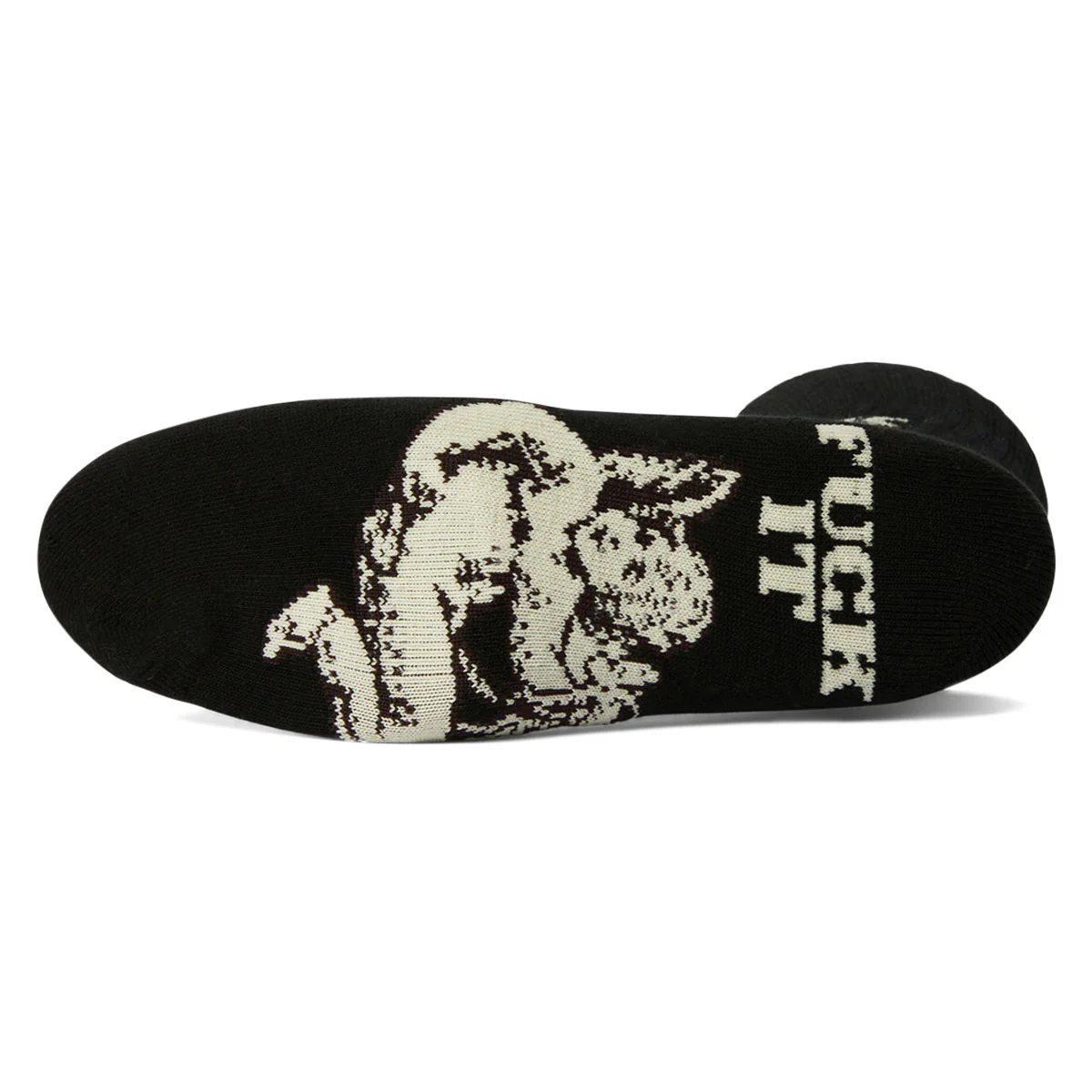 HUF Divine Crew Socks - Black - Image 2
