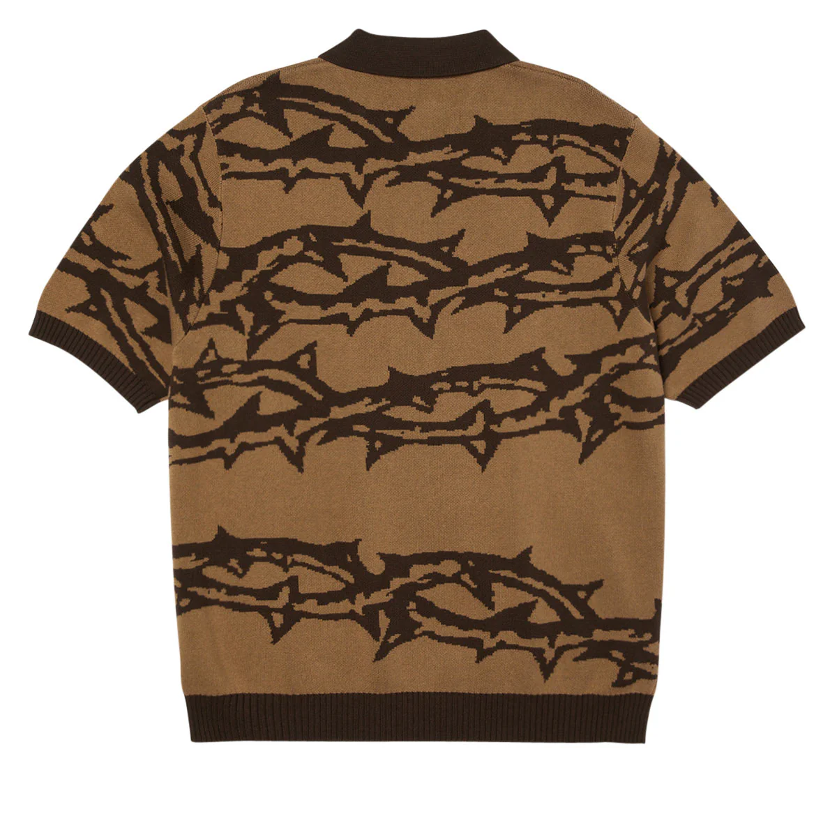 HUF Fantasies Knit Shirt - Brown - Image 3