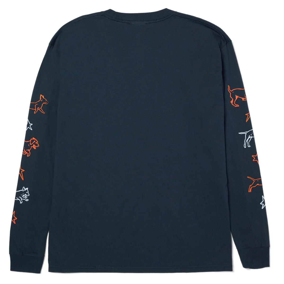 HUF Fetch Long Sleeve T-Shirt - Navy - Image 2