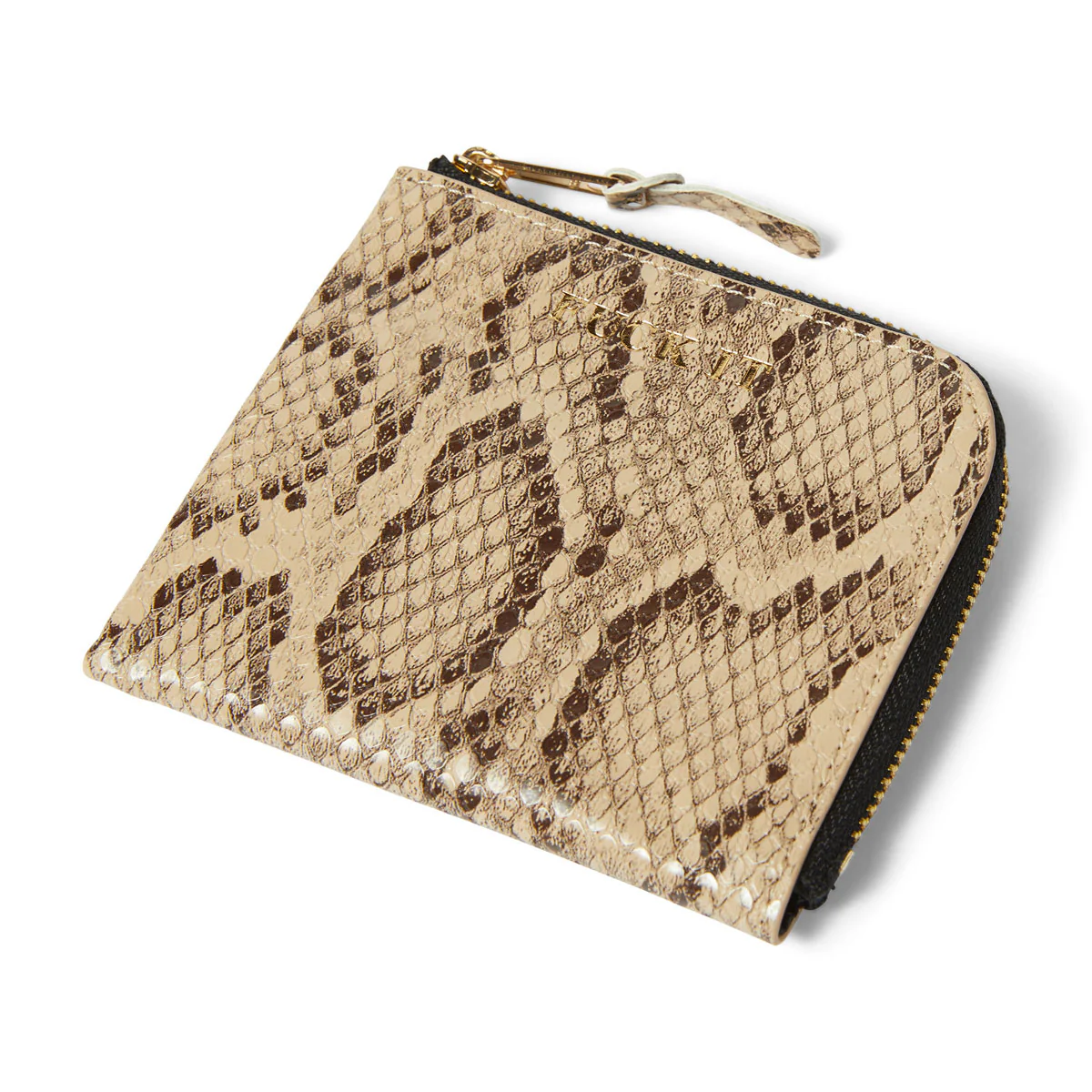 HUF Fuck It Snakeskin Wallet - Brown - Image 3