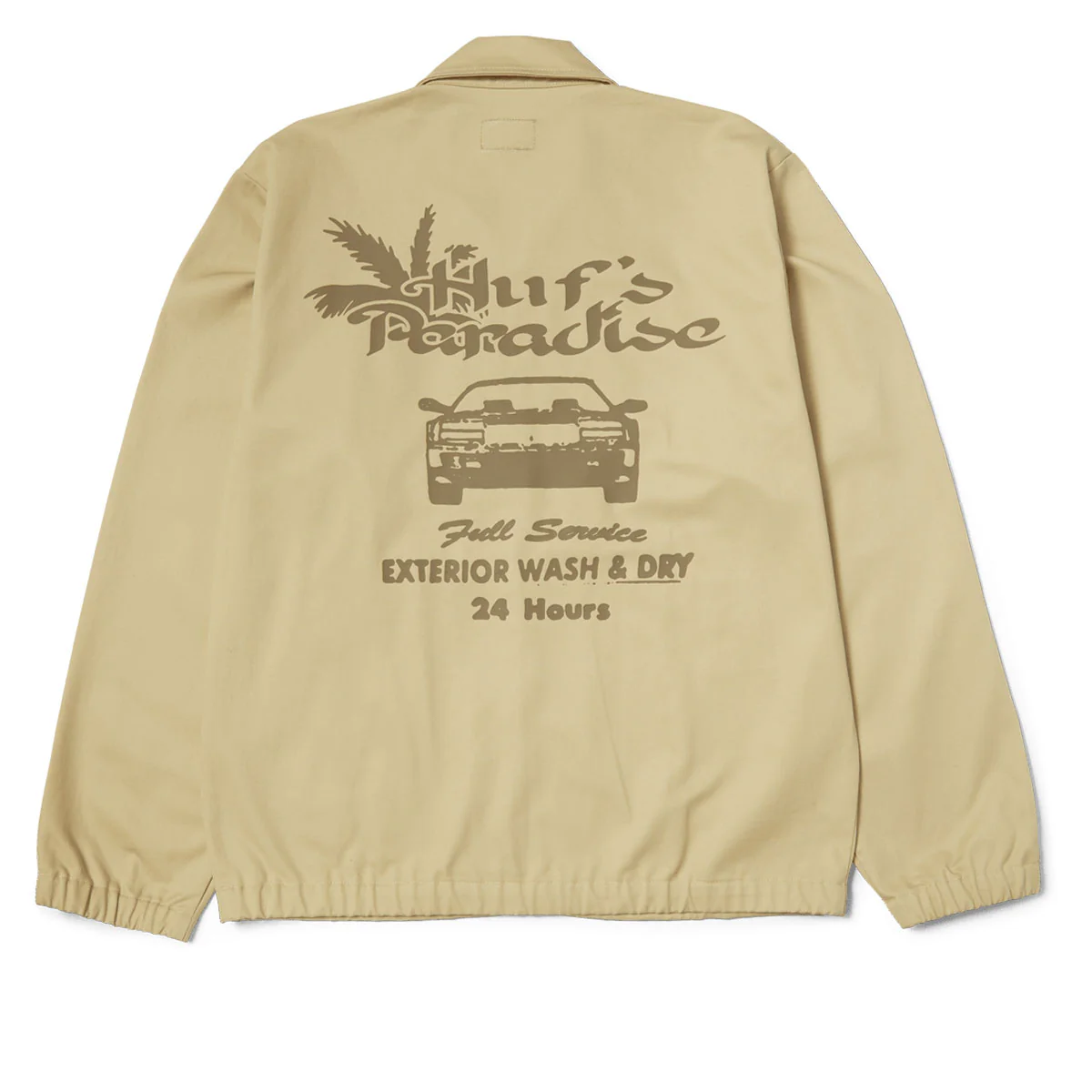 HUF Full Service Shop Jacket - Khaki - Image 3