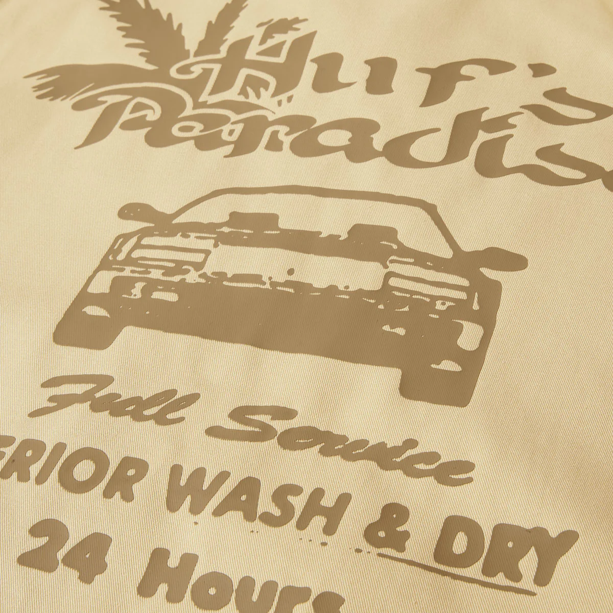 HUF Full Service Shop Jacket - Khaki - Image 4