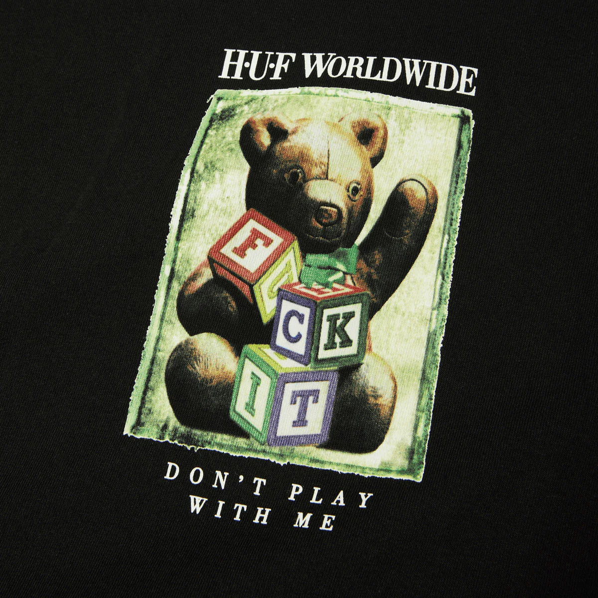 HUF Gift Bear T-Shirt - Black - Image 2