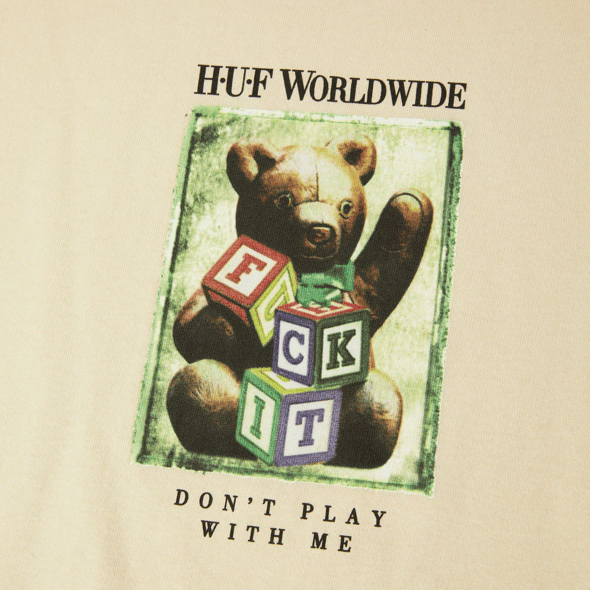 HUF Gift Bear T-Shirt - Bleach - Image 2