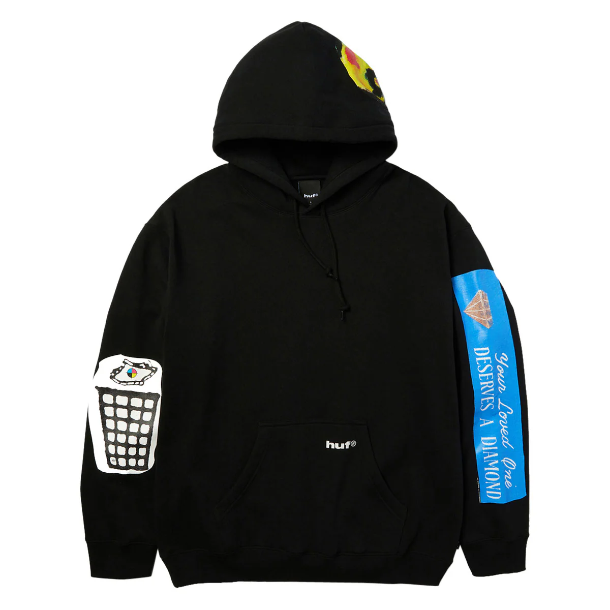 HUF Gimme The Loot Hoodie - Black - Image 2