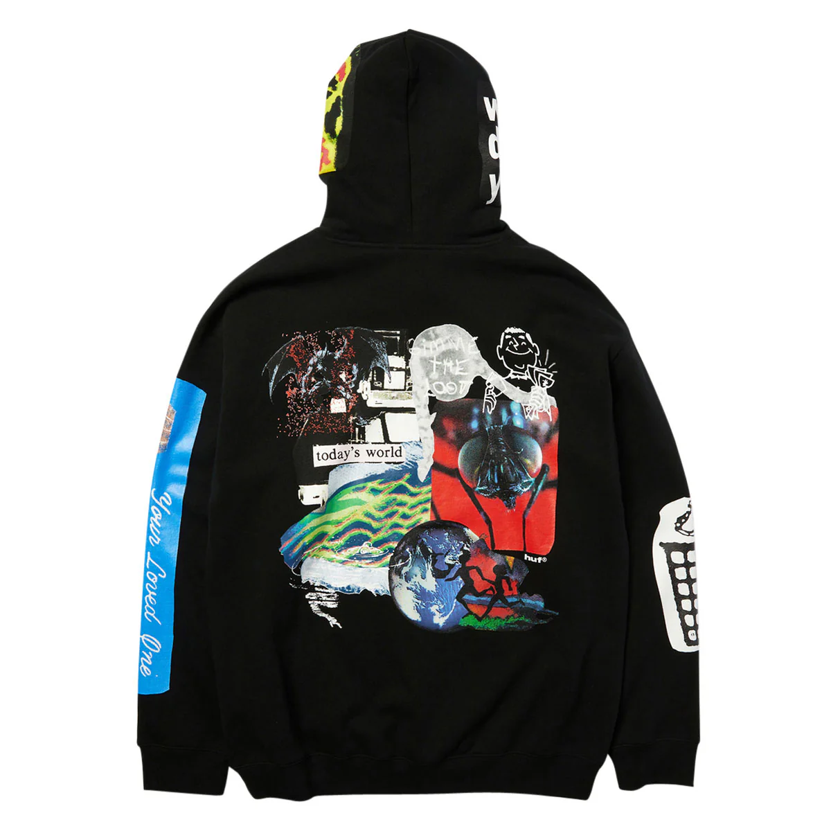 HUF Gimme The Loot Hoodie - Black - Image 3