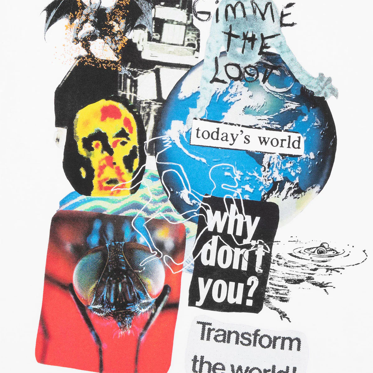 HUF Gimme The Loot T-Shirt - White - Image 3