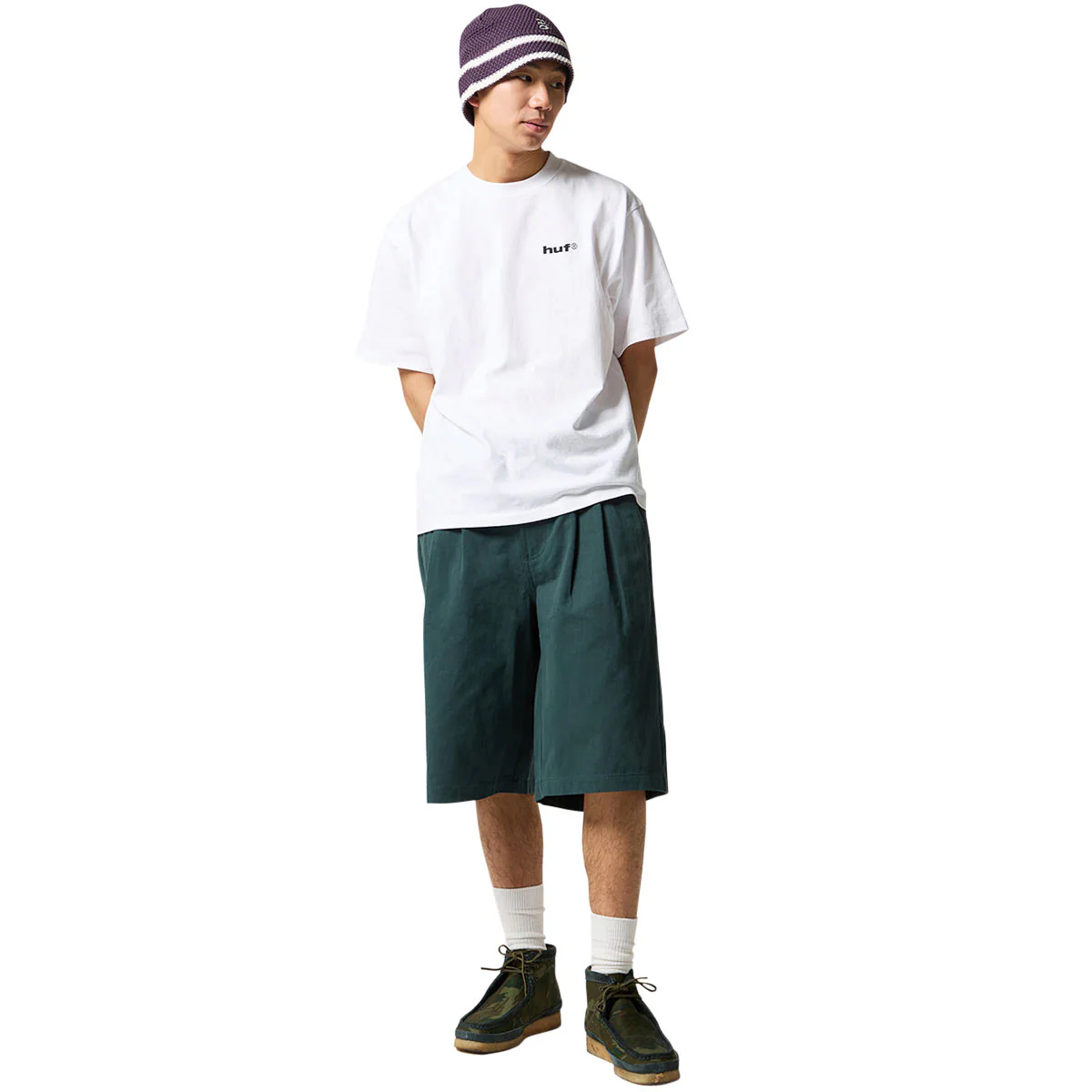 HUF Gimme The Loot T-Shirt - White - Image 4