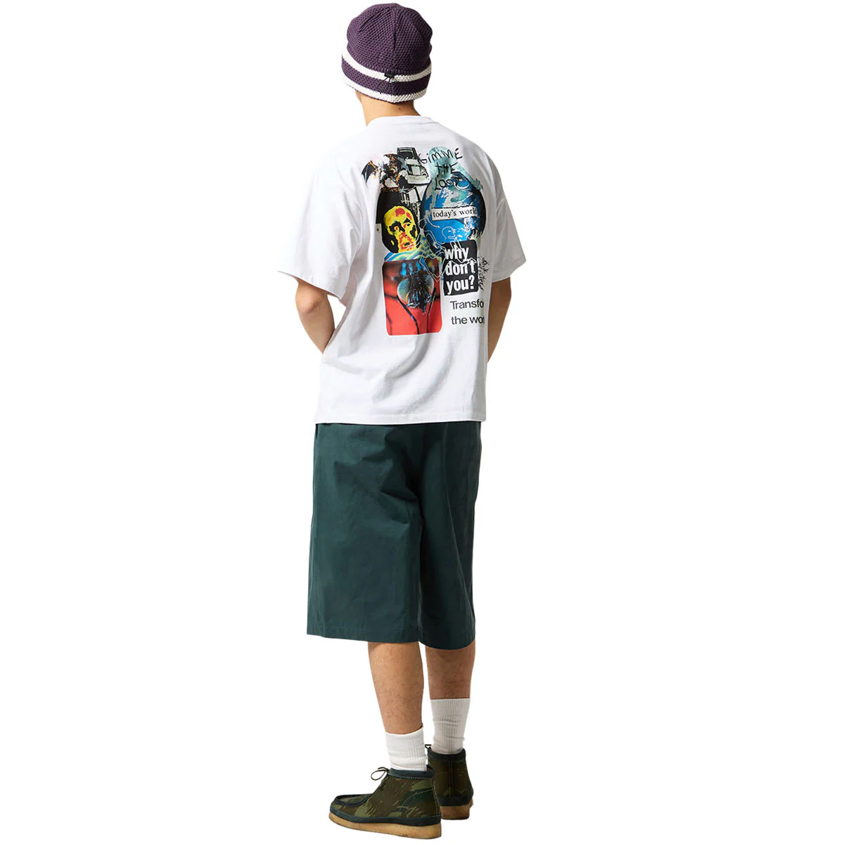 HUF Gimme The Loot T-Shirt - White - Image 5