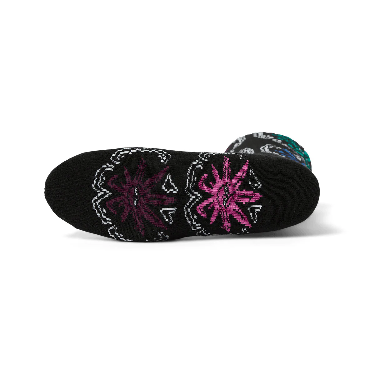 HUF Green Buddy Snow Angel Socks - Black - Image 2