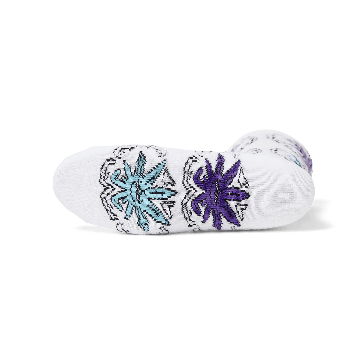 HUF Green Buddy Snow Angel Socks - White - Image 2