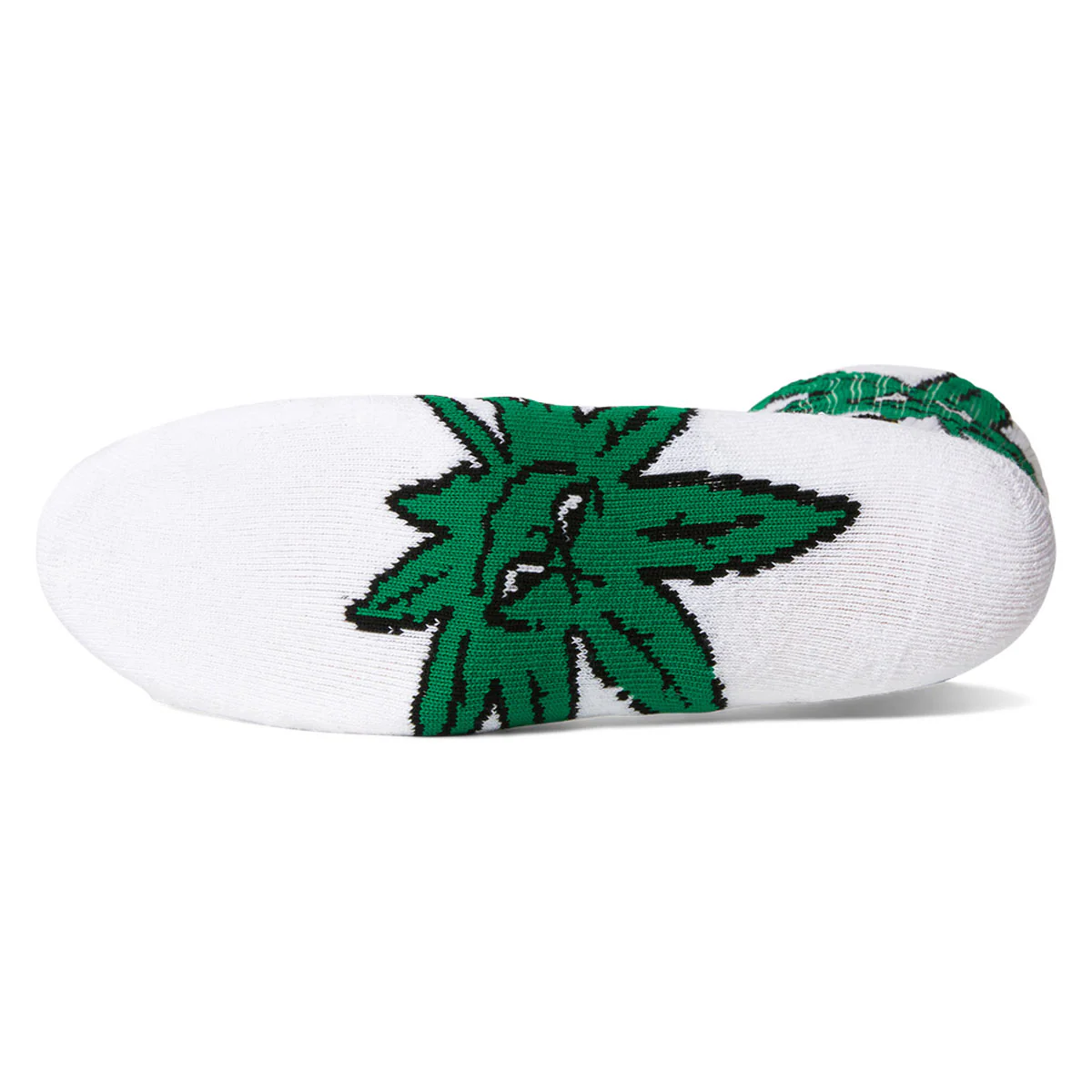 HUF Green Buddy Star Sign Socks - White - Image 2