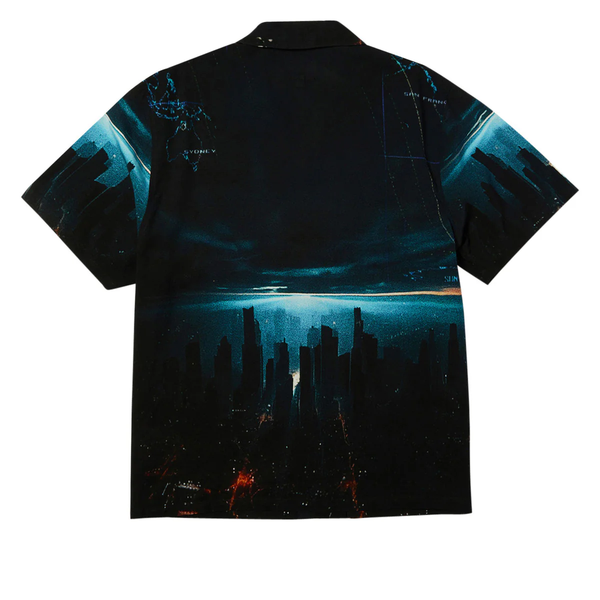 HUF Ground Control Resort Shirt - Black - Image 3