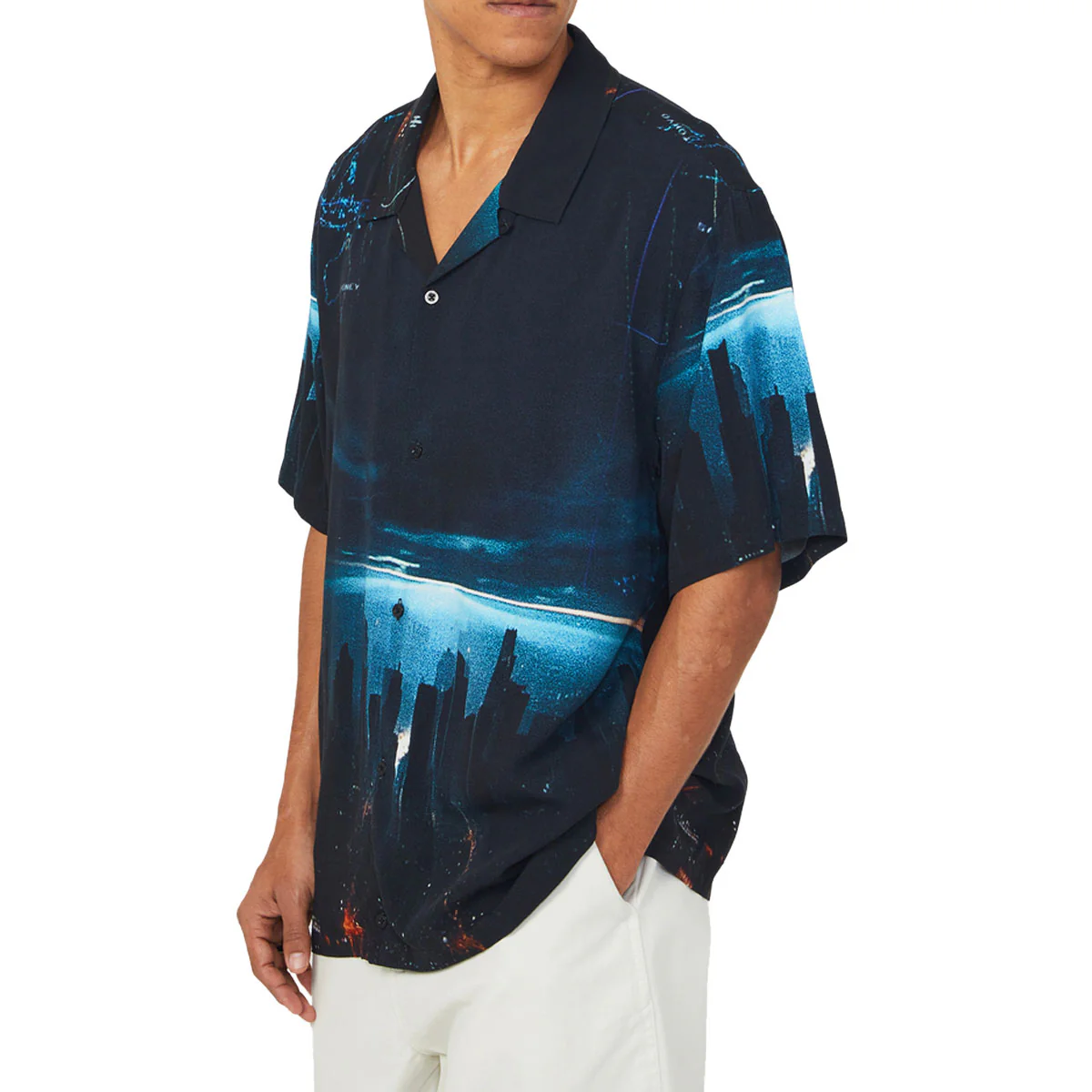 HUF Ground Control Resort Shirt - Black - Image 5