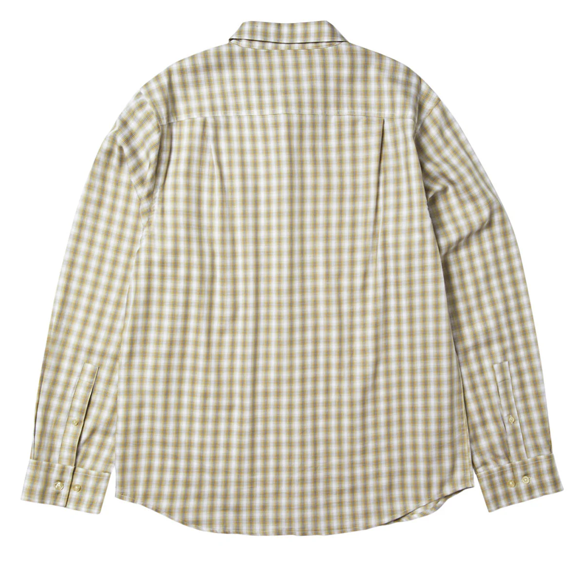HUF H Star Long Sleeve Plaid Shirt - Putty - Image 2
