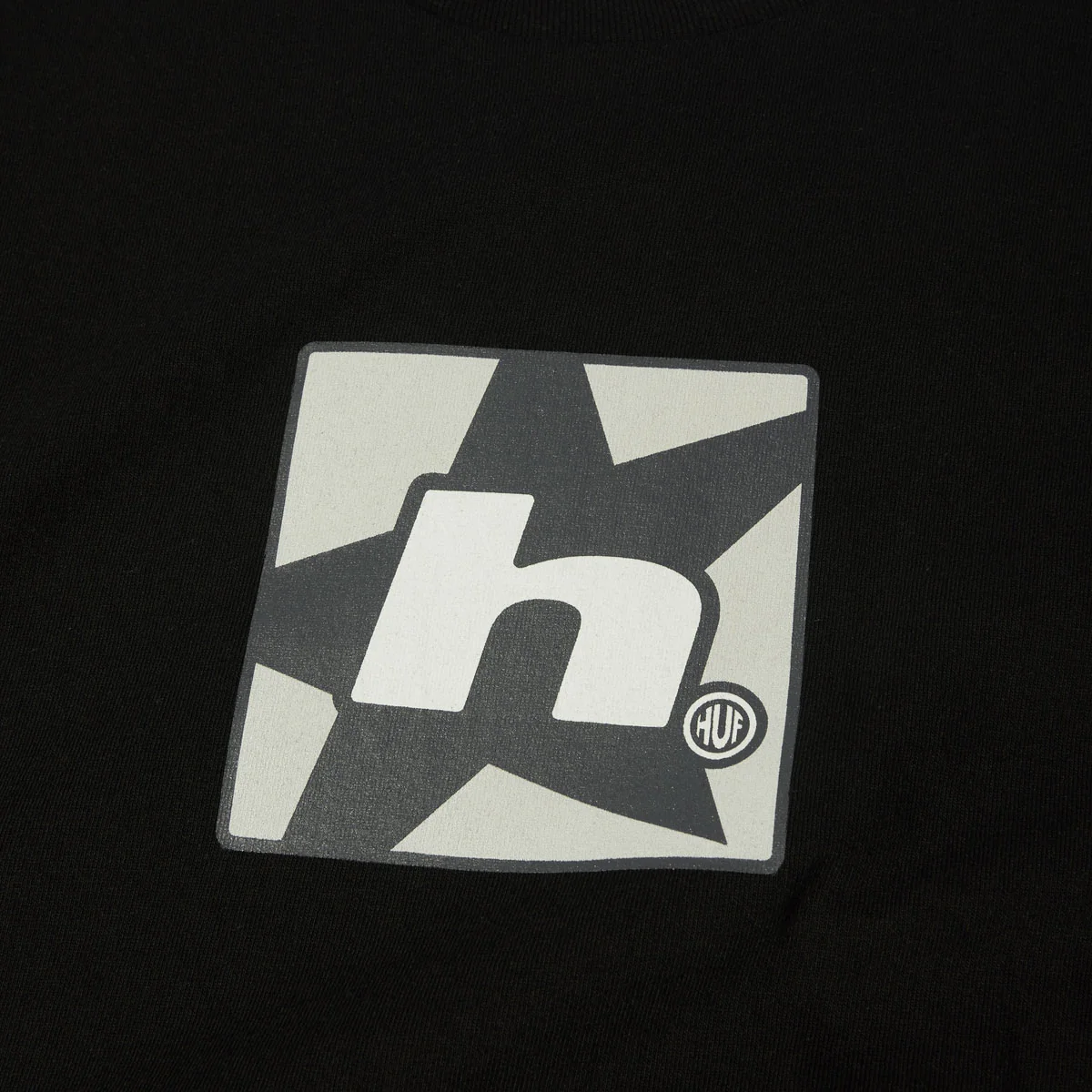HUF H Star Multi Long Sleeve T-Shirt - Black - Image 2