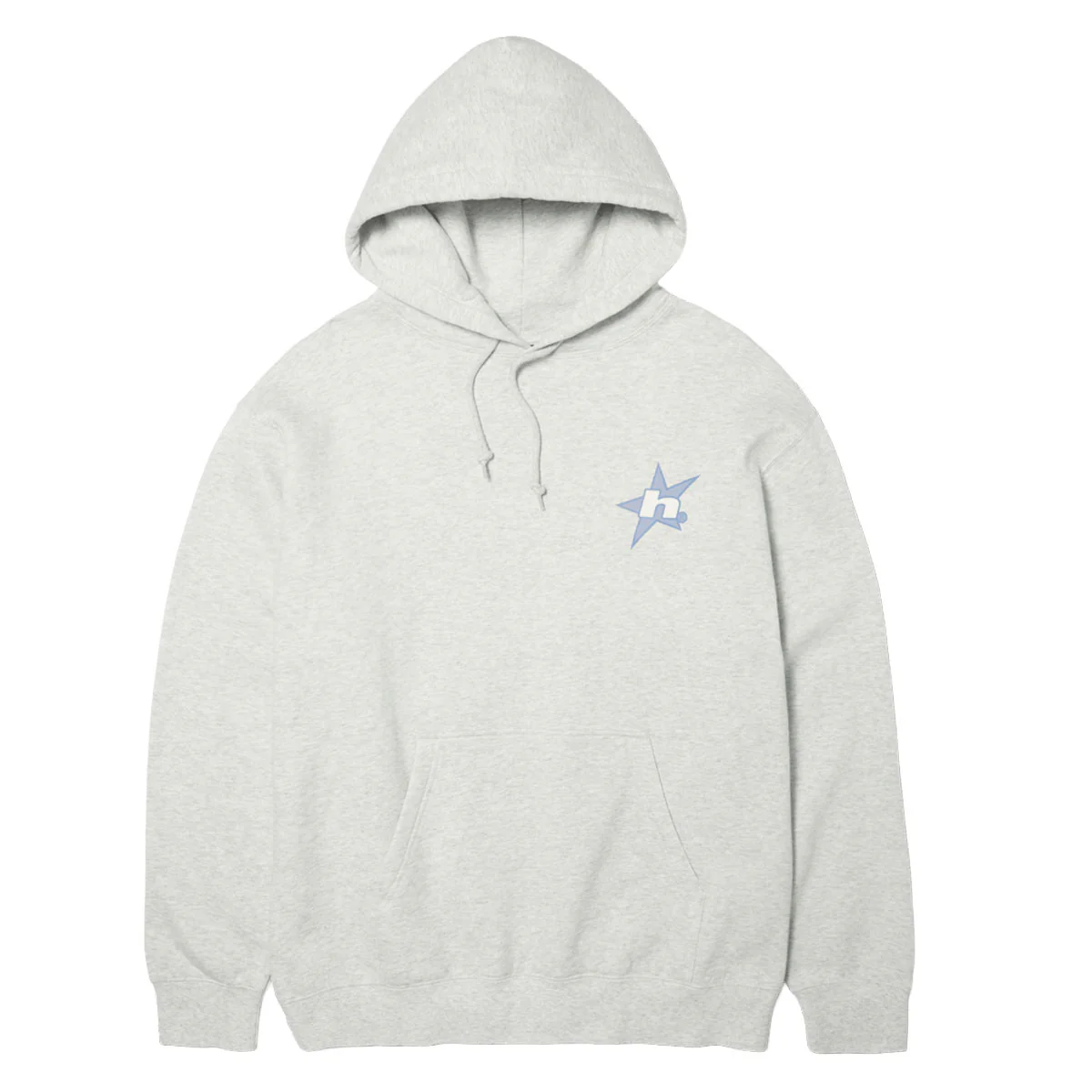 HUF Ice Star Hoodie - Heather Grey - Image 2