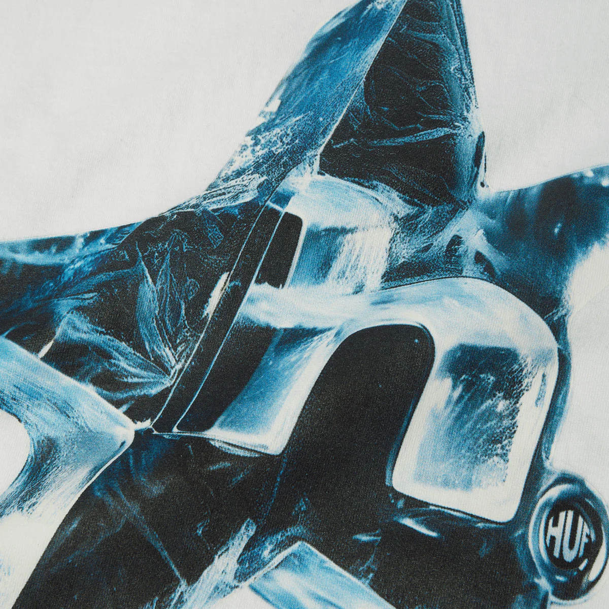 HUF Ice Star T-Shirt - White - Image 3