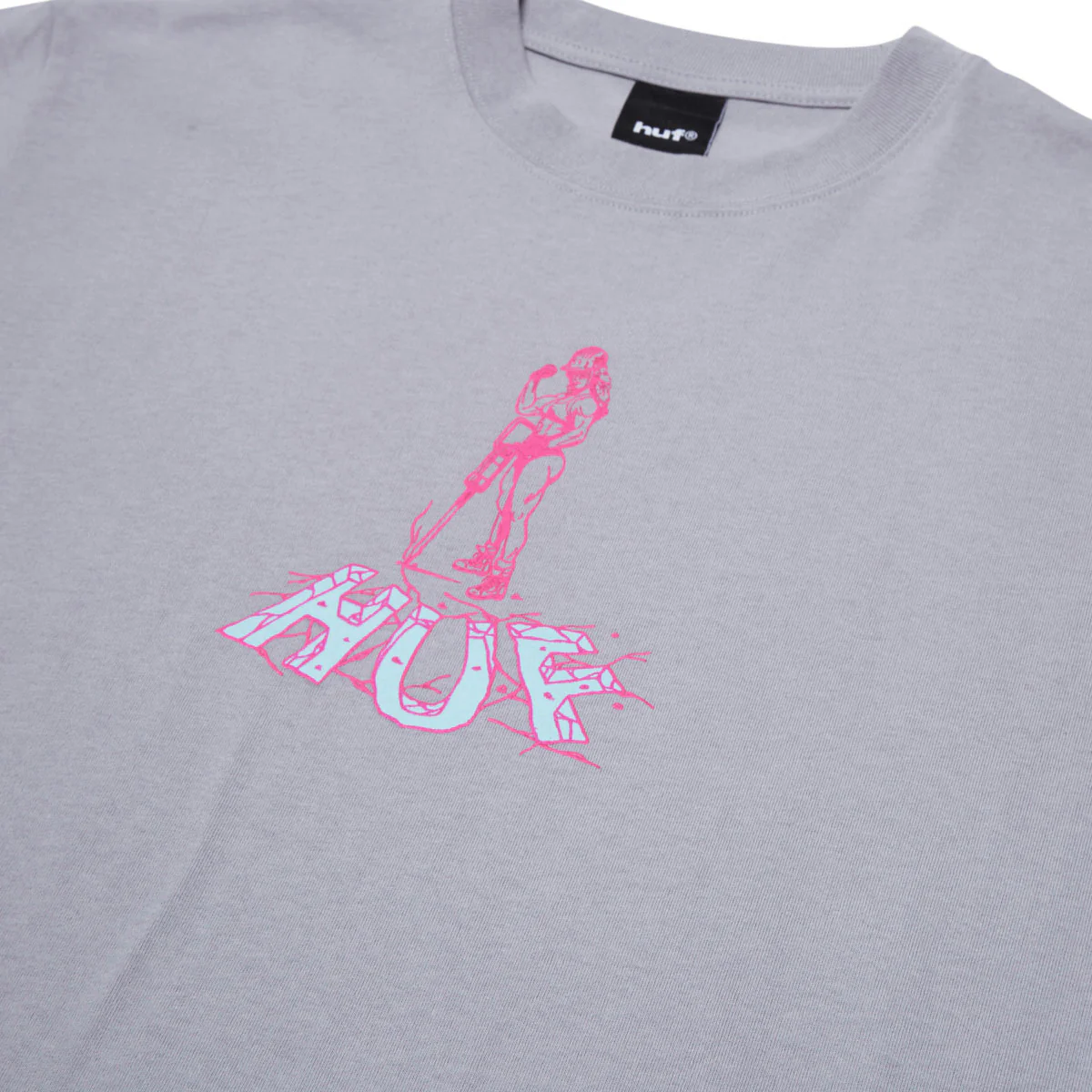 HUF Jacked T-Shirt - Lilac Chalk - Image 2