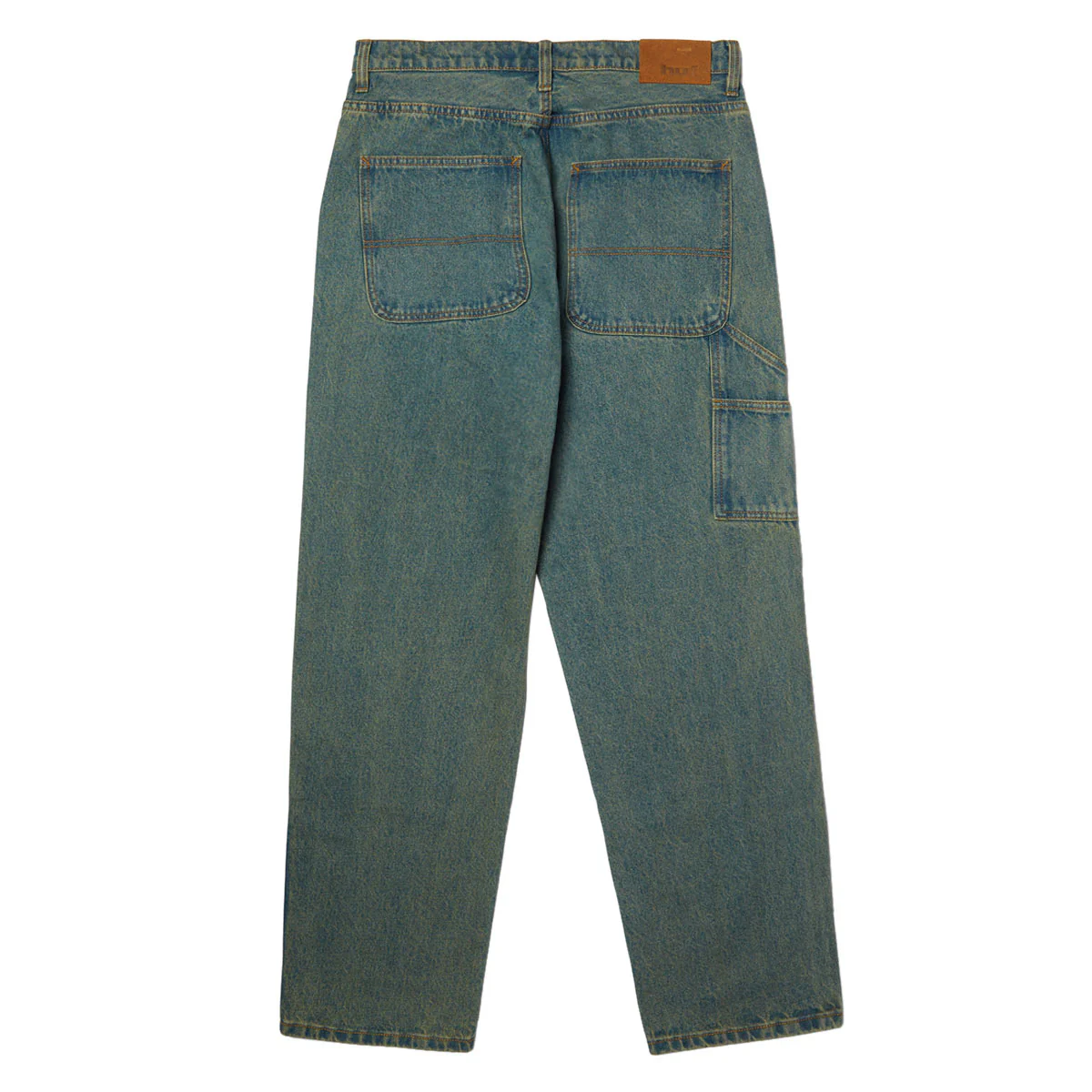 HUF Kinda Loose Double Knees Jeans - Dirty Wash - Image 5