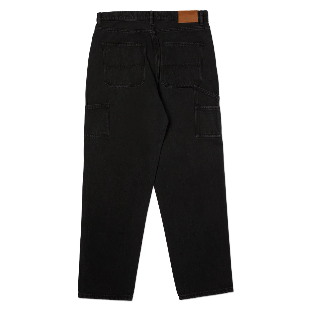 HUF Kinda Loose Double Knees Jeans - Faded Black - Image 6