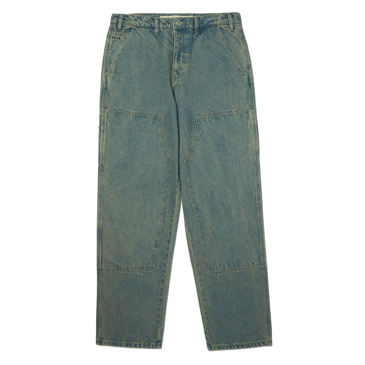HUF Kinda Loose Double Knees Jeans - Indigo Earth - Image 4