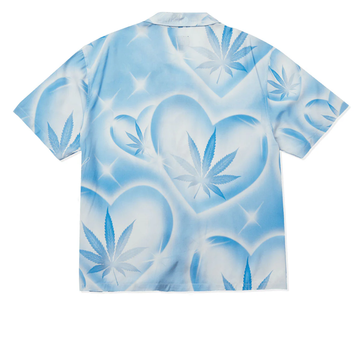HUF Love In The Air Resort Shirt - Pool Blue - Image 3