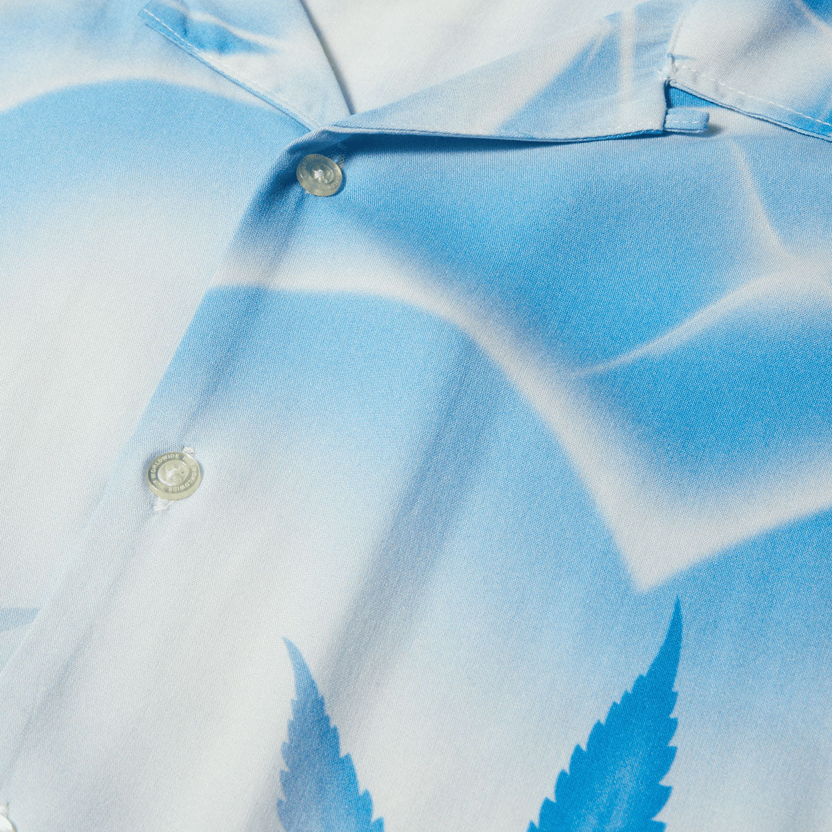 HUF Love In The Air Resort Shirt - Pool Blue - Image 4