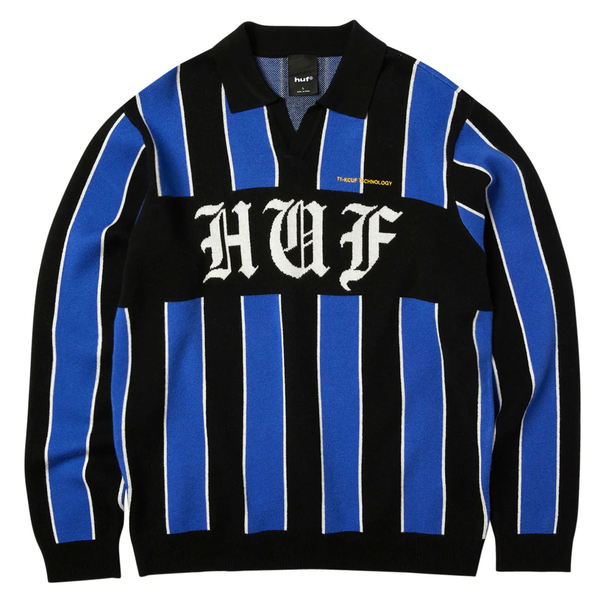HUF Midfield Jersey Sweater - Electric Blue - Image 2
