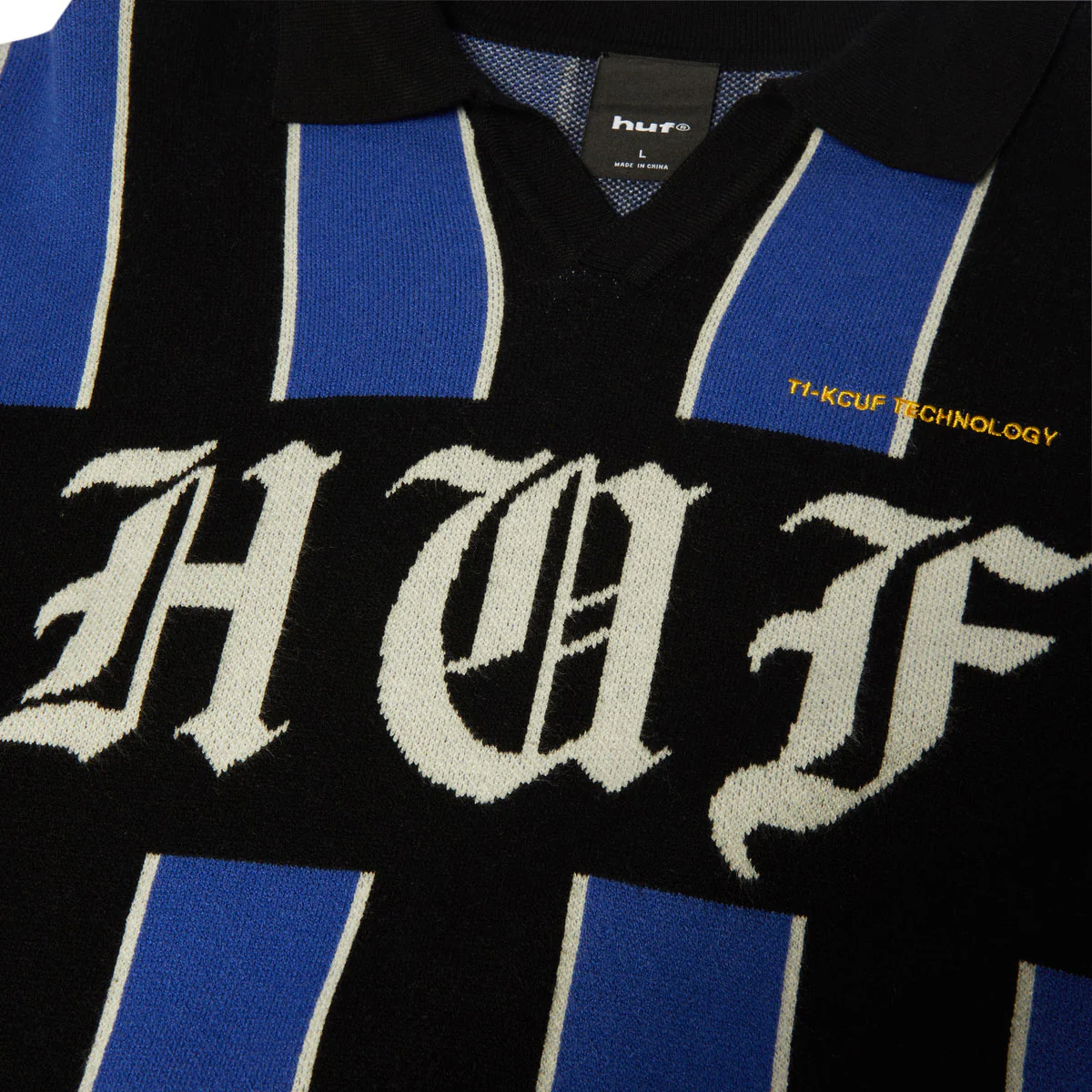 HUF Midfield Jersey Sweater - Electric Blue - Image 4