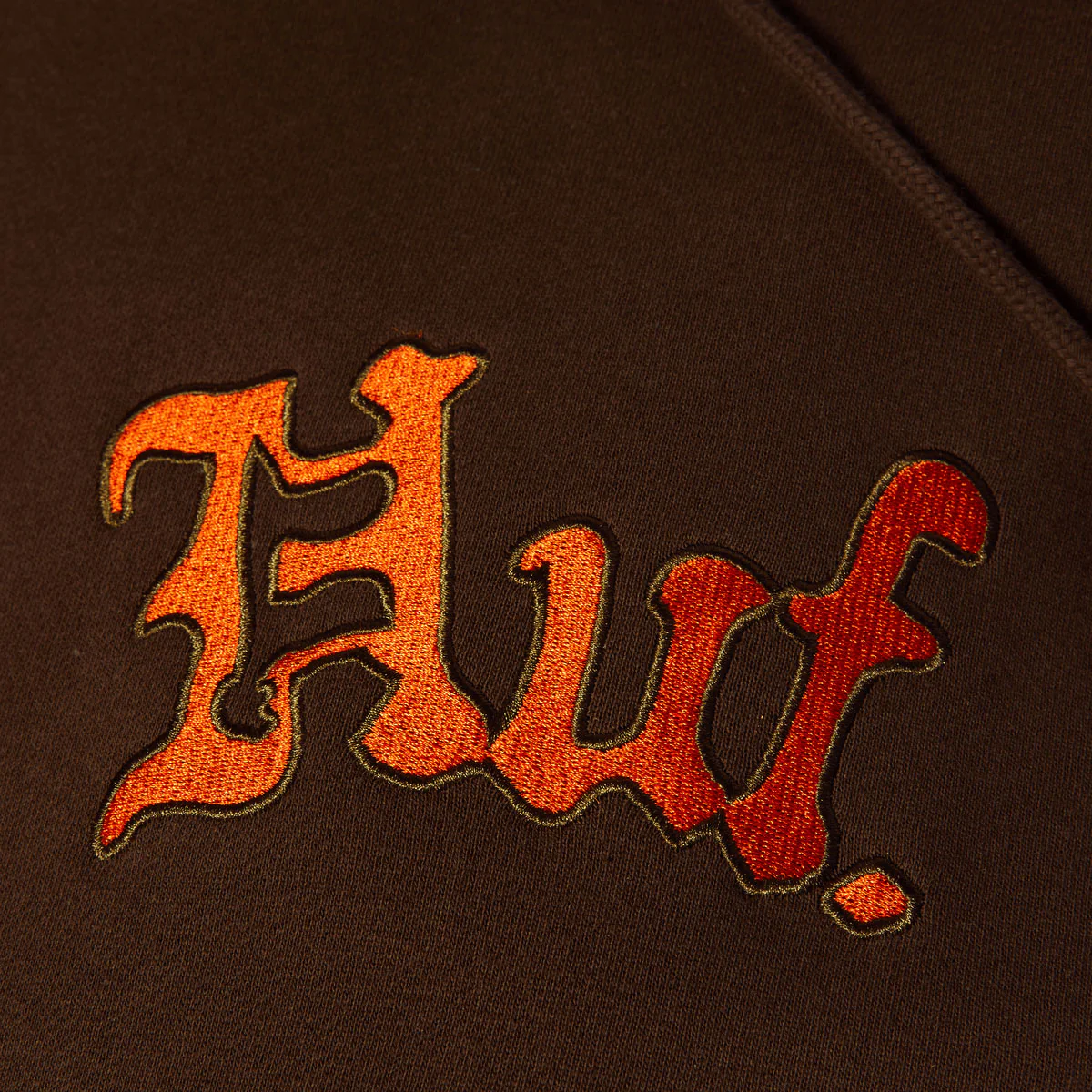 HUF Noble Hoodie - Chocolate - Image 2