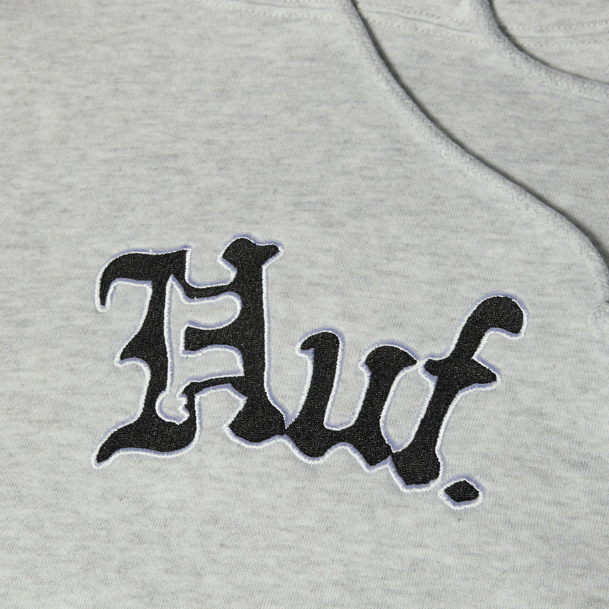 HUF Noble Hoodie - Heather Grey - Image 2