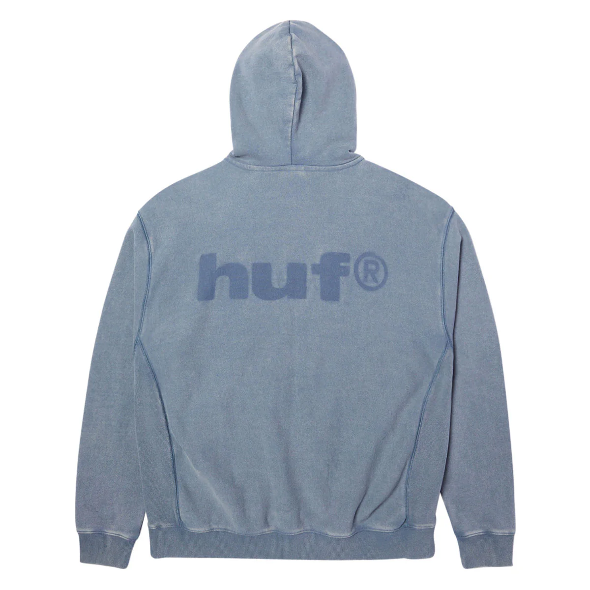 HUF Pacific Wash Full Zip Hoodie - Blue - Image 3